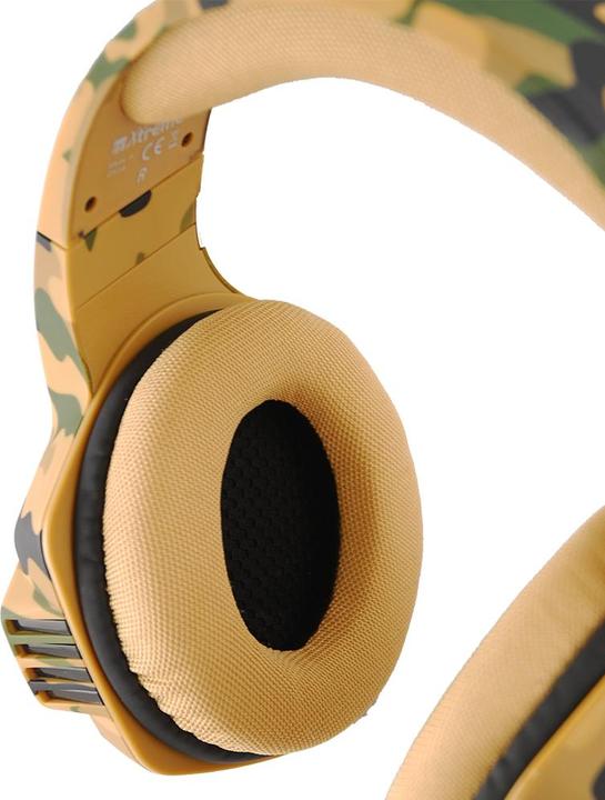 Actual product image Xtreme Predator XC300-Pro Stereophonic Headset Camouflage (Cable)