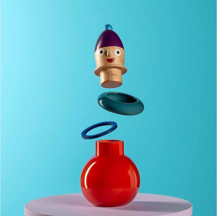Image du produit Leonardo Vase Buoni Amici Pino 24 cm, Multicolore (1 x, 24 x 13 cm)