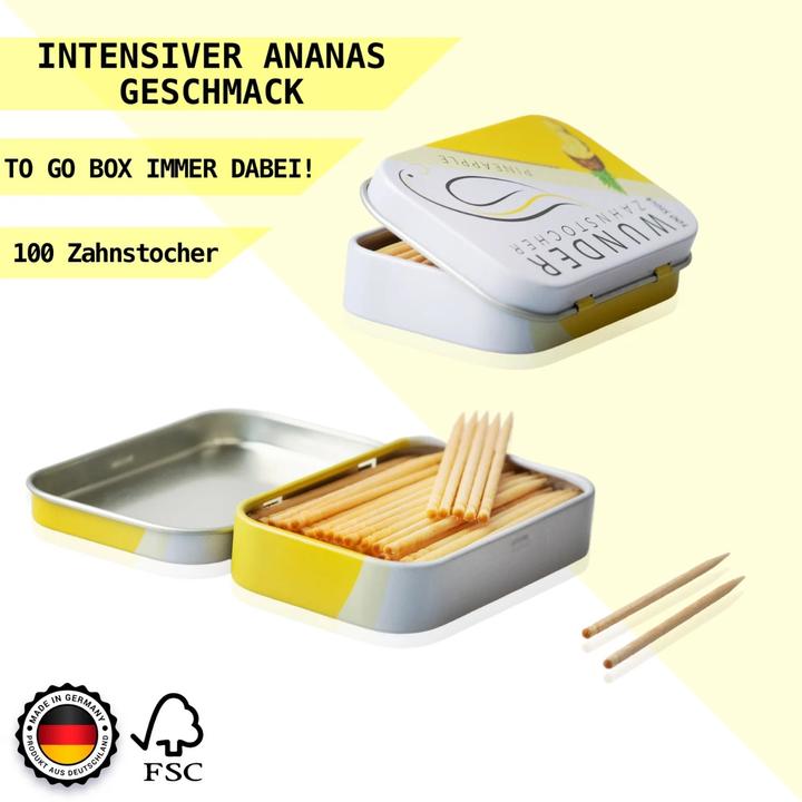 Actual product image Wunder Zahnstocher Pineapple (100x)