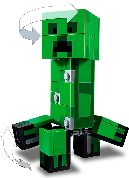Produktbild LEGO BigFig Creeper und Ozelot (21156, LEGO Minecraft)