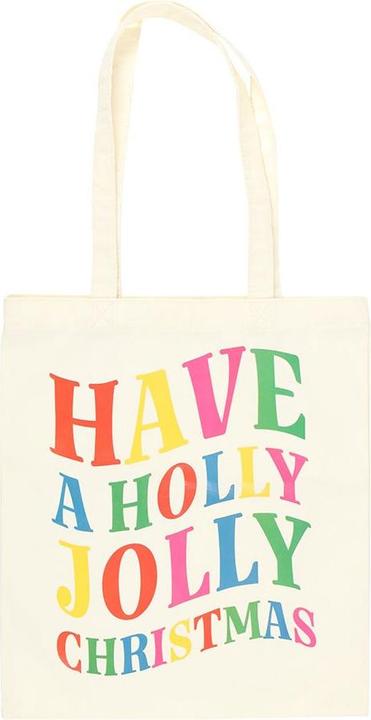 Immagine prodotto Something Different Have A Holly Jolly Christmas Poliestere Borsa a Tracolla