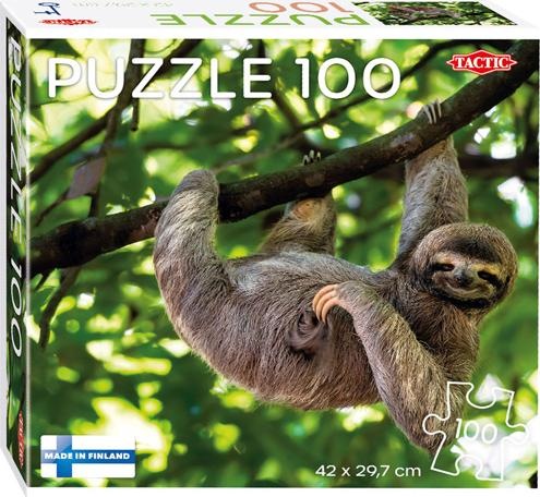 Produktbild Tactic Puzzle Faultier am Baum hängend, 100 Teile. (100 Teile)