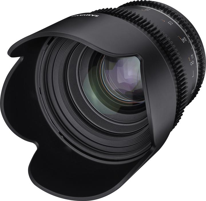 Actual product image Samyang MF 50mm T1.5 VDSLR MK2 Canon EF (Canon EF, APS-C / DX, full size, Micro Four Thirds)