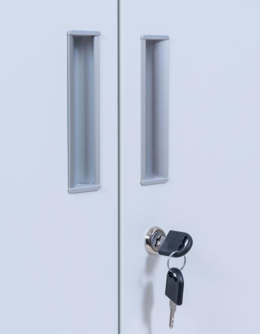 Produktbild Jet-Line Aktenschrank KIEW dunkelgrau-anthrazit knock-down 90x40x90cm (90 x 40 x 90 cm)