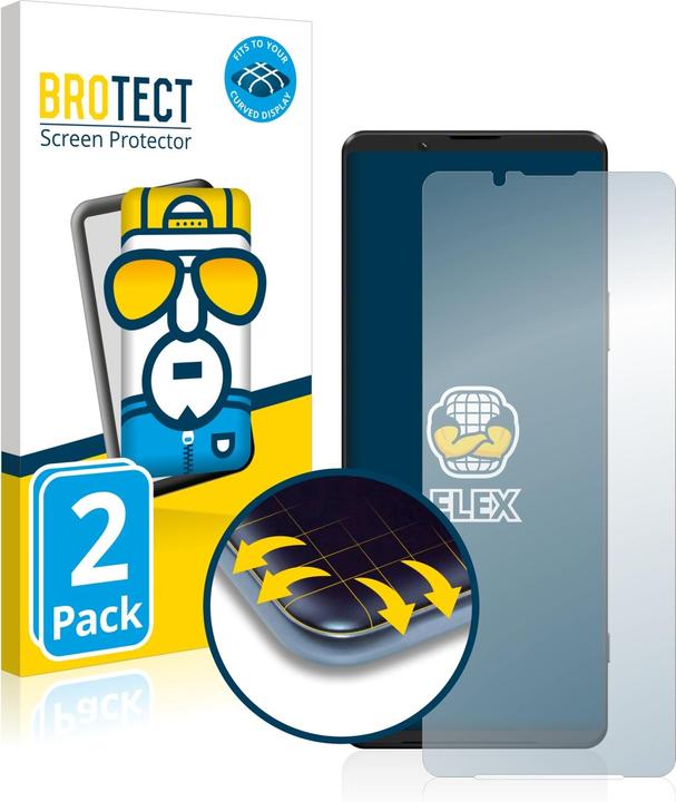 Produktbild BROTECT Full-Cover Displayschutz (2 Stück, Sony Xperia 1 III)