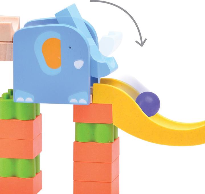 Actual product image Wonderworld WW TrixTrack marble run Safari Track