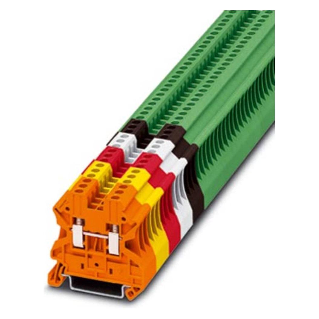 Phoenix Contact Durchgangsreihenklemme UT 2,5 GN Grün 50 St., Elektronikkabel + Stecker, Grün