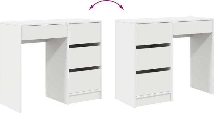 Image du produit vidaXL Bureau blanc