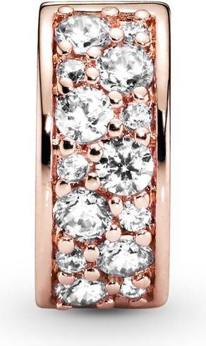 Image du produit Pandora Pavé-brillant Charms/Beads Clip (Argent)