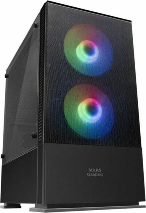 Produktbild Mars Gaming Boitier Mini Tour Micro Atx Mcz RGB Avec Panneau Vitré (Blanc) (mATX, Mini-ITX)