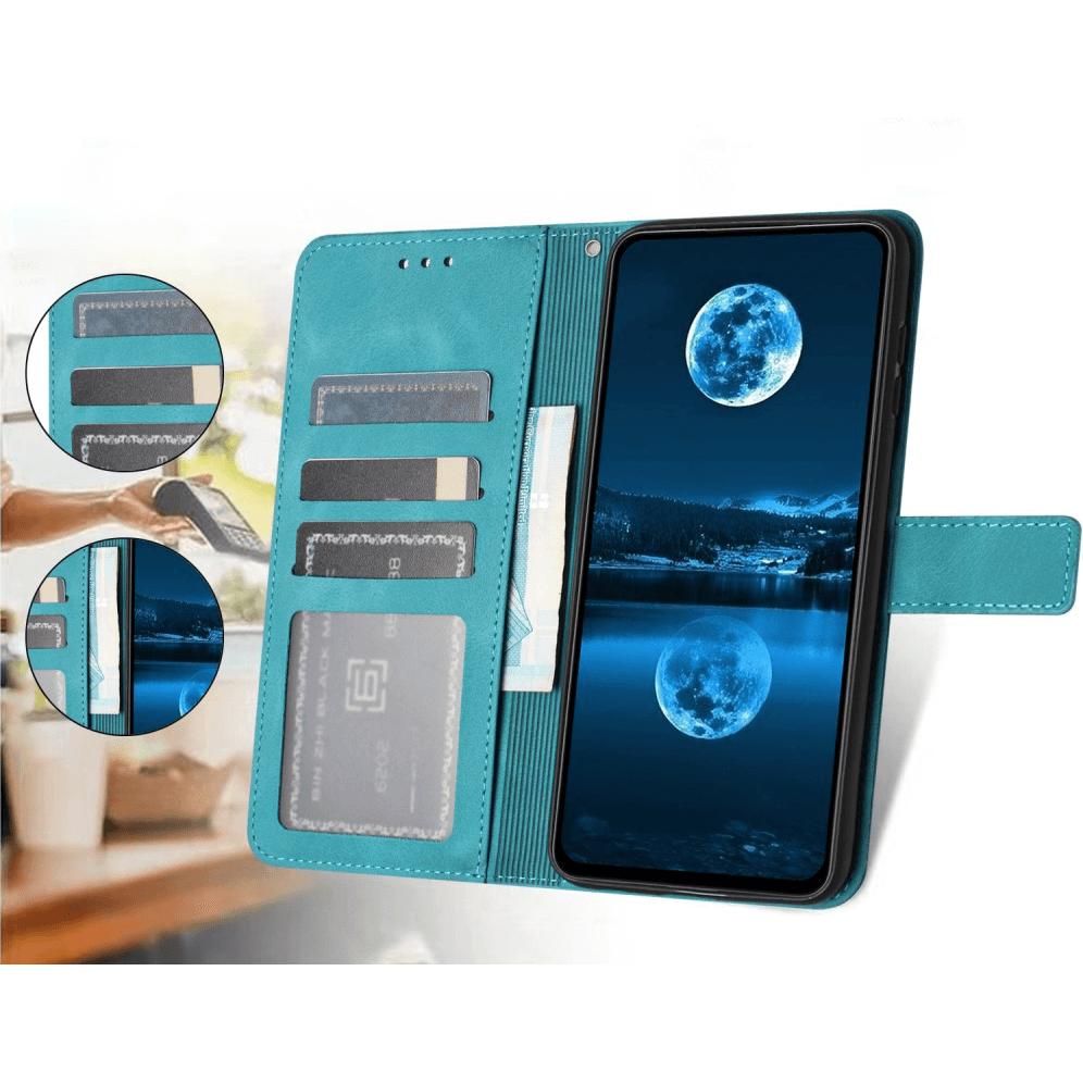 Thumbnail - Cover-Discount Galaxy S25+ / S24+ Plus – Wildleder Look Etui im Vintage Design (Samsung Galaxy S25+, Samsung Galaxy S24+...