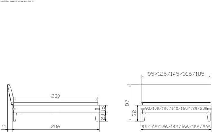 Produktbild Hasena Golea 20 (160 x 200 cm)