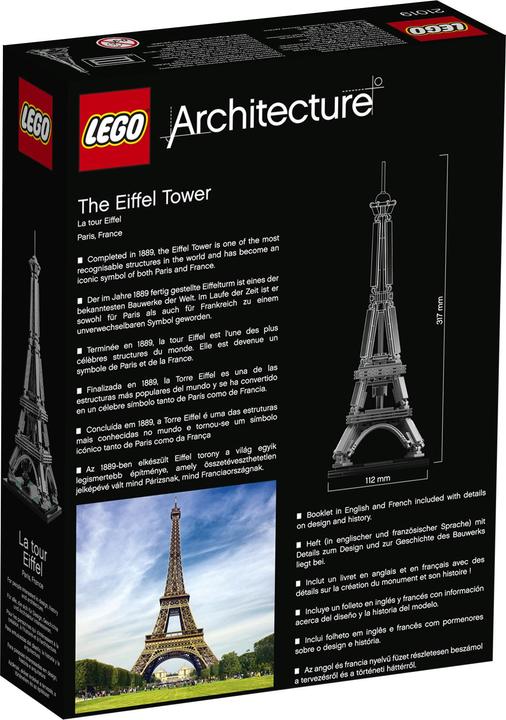 The Eiffel Lego Architecture 21019 LEGO The Eiffel Tower Buy At