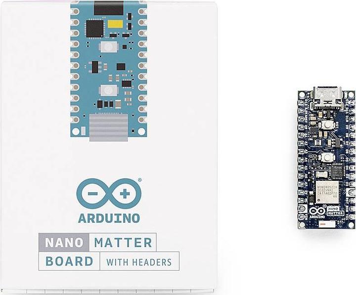 Actual product image Arduino Nano Matter mit Header, ABX00137, 32-Bit Cortex-M33, Thread, Bluetooth LE 5.3