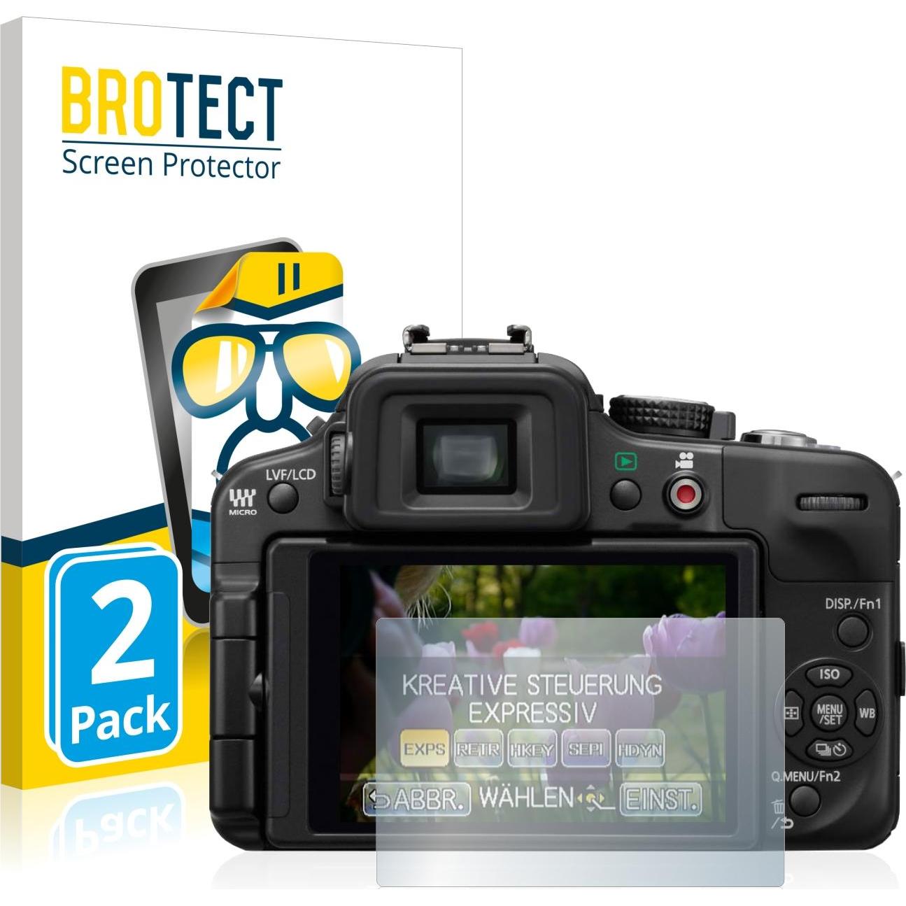 BROTECT Schutzfolie Displayschutz Klar (Displayschutz, Lumix DMC-G3), Kameraschutz, Transparent