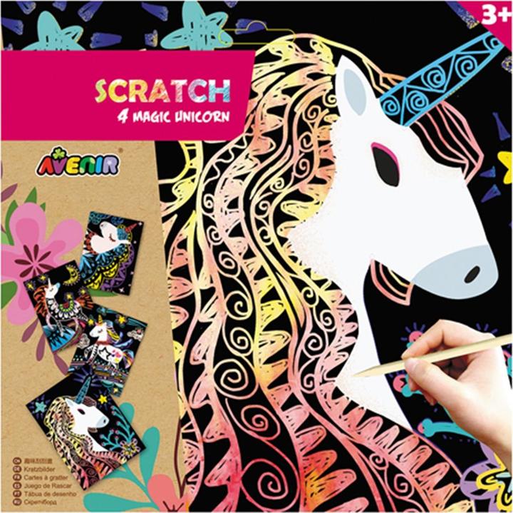 Produktbild Avenir Scratch Magic Unicorn