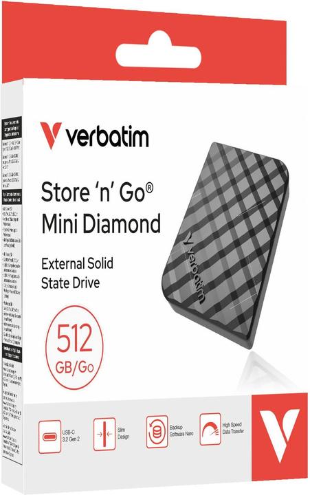 Produktbild Verbatim Store n Go Mini Diamond 512GB (0.51 TB)
