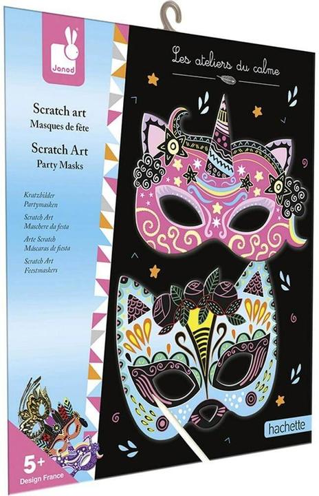 Produktbild Janod Kratzbilder Partymasken