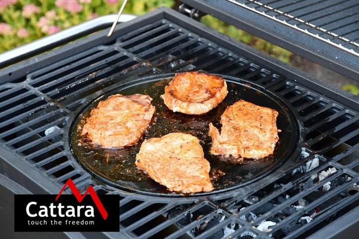 Produktbild Cattara Grillplatte rund GUSSEISEN (für Grills 13040,13043)