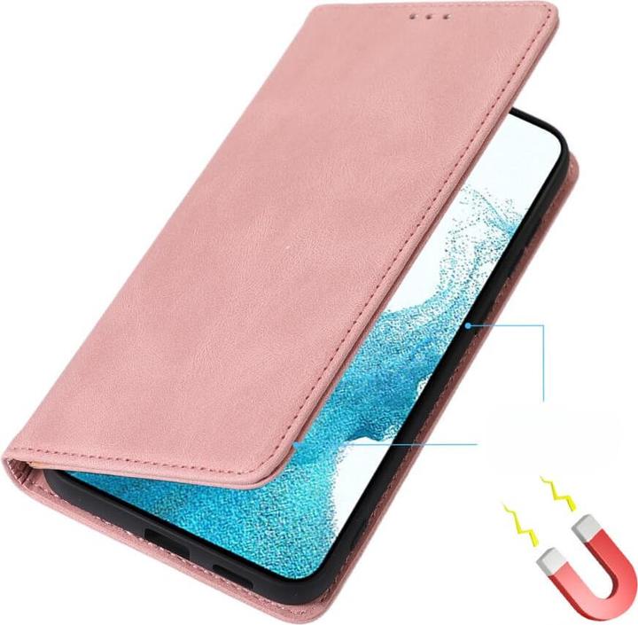 Actual product image Cover-Discount Galaxy A25 5G - Vintage flip case cover pink (Samsung Galaxy A25 5G)