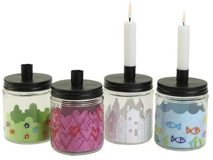 Productafbeelding Creativ Company Glazen pot 6 stuks