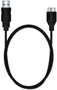 Image du produit MediaRange MRCS153 Accessoires informatiques Câble USB Micro 3.0 noir (1 m, USB 2.0)