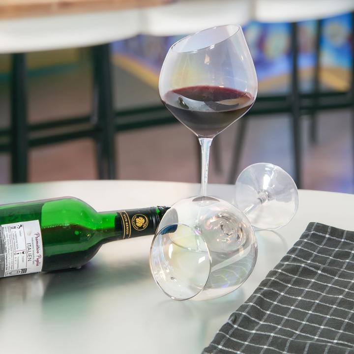 Image du produit Intirilife Verres à vin avec bord moderne (47 cl, 2 Verres, Verres à vin rouge)