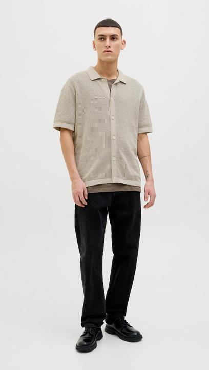Actual product image Jack & Jones Jprblaarto Knit Polo Ss Ln (L)