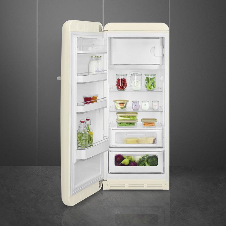 Actual product image Smeg FAB28LCR6 Kühlschrank Linksanschlag Creme 50's Style (270 l)