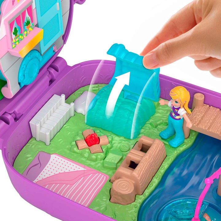 Produktbild Polly Pocket Grosse Taschenwelt - Polly & Shani Owl Camp