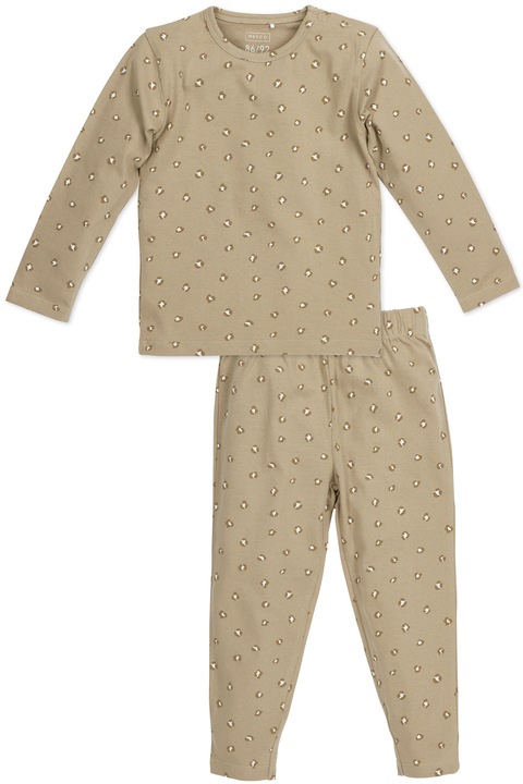 Actual product image Meyco pyjamas mini panther sand mt 98/104 (104)