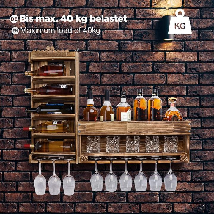 Produktbild Yorbay Weinregal (96 x 96 x 66 cm)