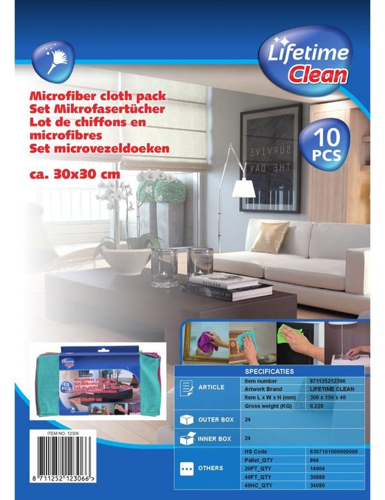 Immagine prodotto Lifetime Reinigungstücher (10 pz.)