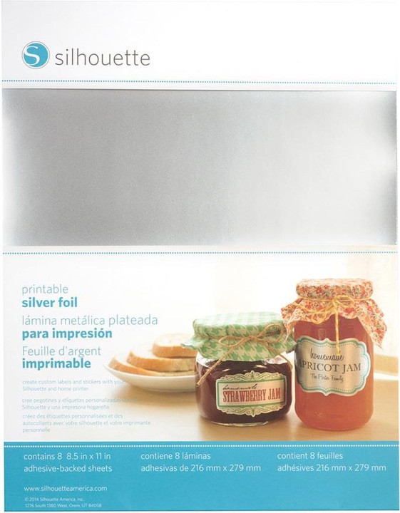 Produktbild Silhouette Bedruckbare Silberfolie