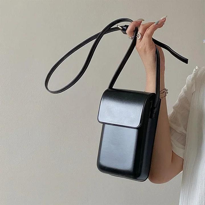 Image du produit Only-Bags.Store Rabat Crossbody Sacs Mini PU Sacs à bandoulière en cuir et sacs à main Téléphone simple fixe