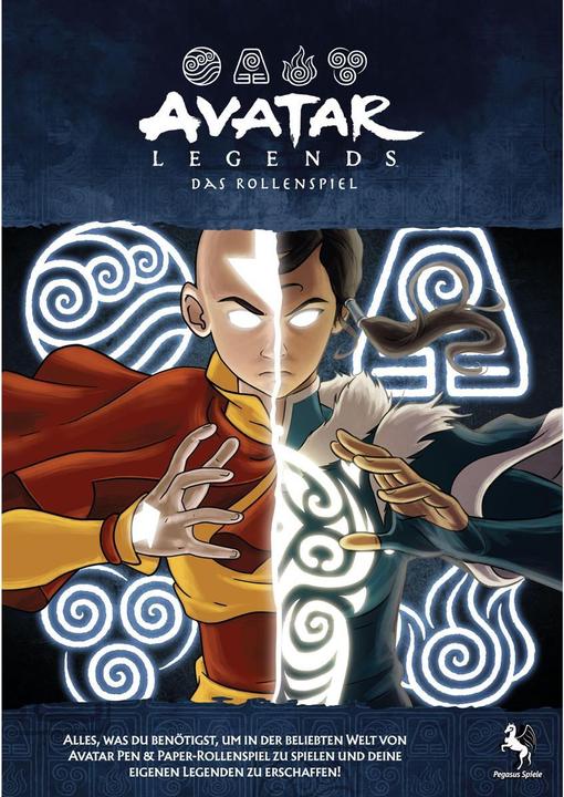 Image du produit Pegasus 48100G - Avatar Legends - Le Jeu de Rôle : Règles de Base, 308 pages (édition FR) (Allemand, 3 - 6 Joueur)