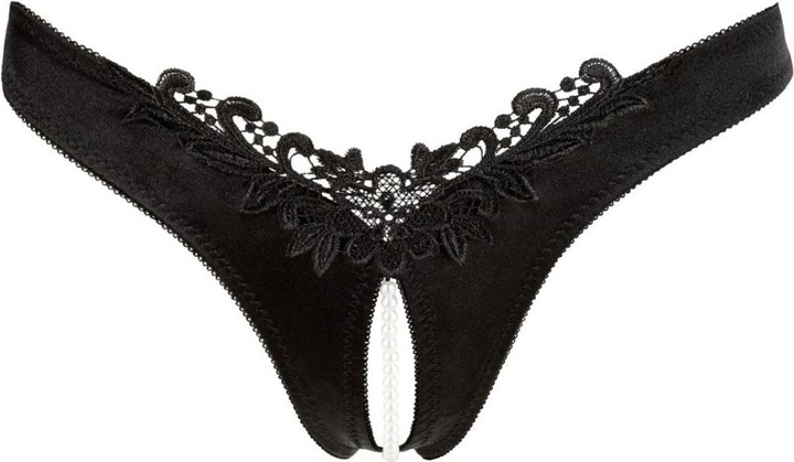 Actual product image Cottelli Collection String ouvert with pearls (M)
