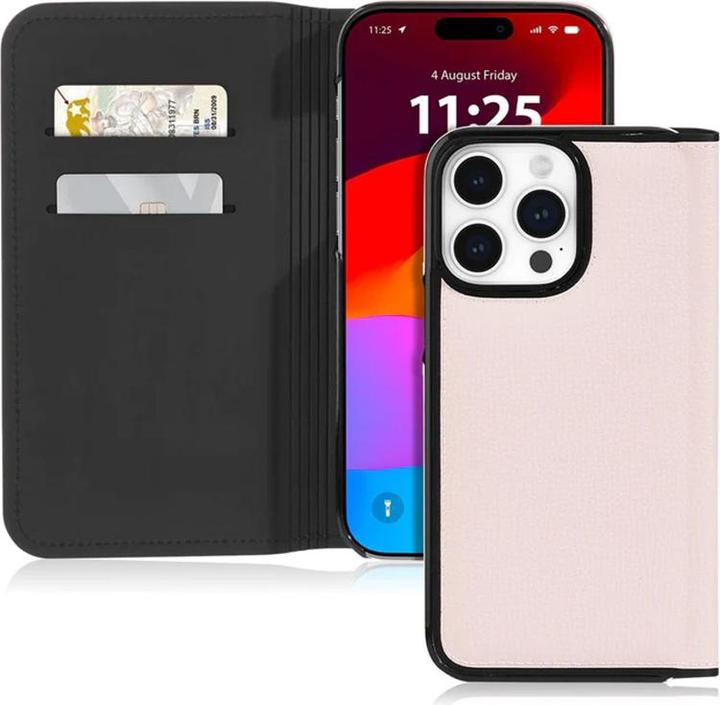 Image du produit Kate Spade Wrap Folio Case - Étui en cuir à rabat pour iPhone 15 Pro (parchemin clair) (Apple iPhone 15 Pro)