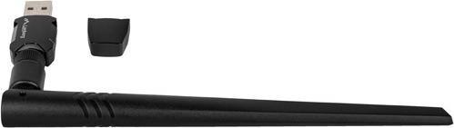 Actual product image Lanberg USB Adapter Wireless Network Card NC-0900-WIE USB 2.0 Dual Band AX900 1X EXT Antenna (USB, USB 2.0)