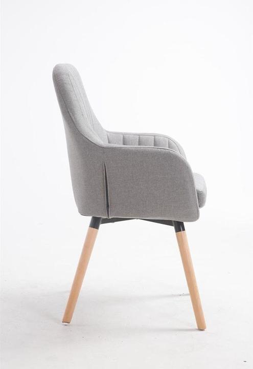 Produktbild Swisshandel24 Stuhl Florian Stoff Natura, grau