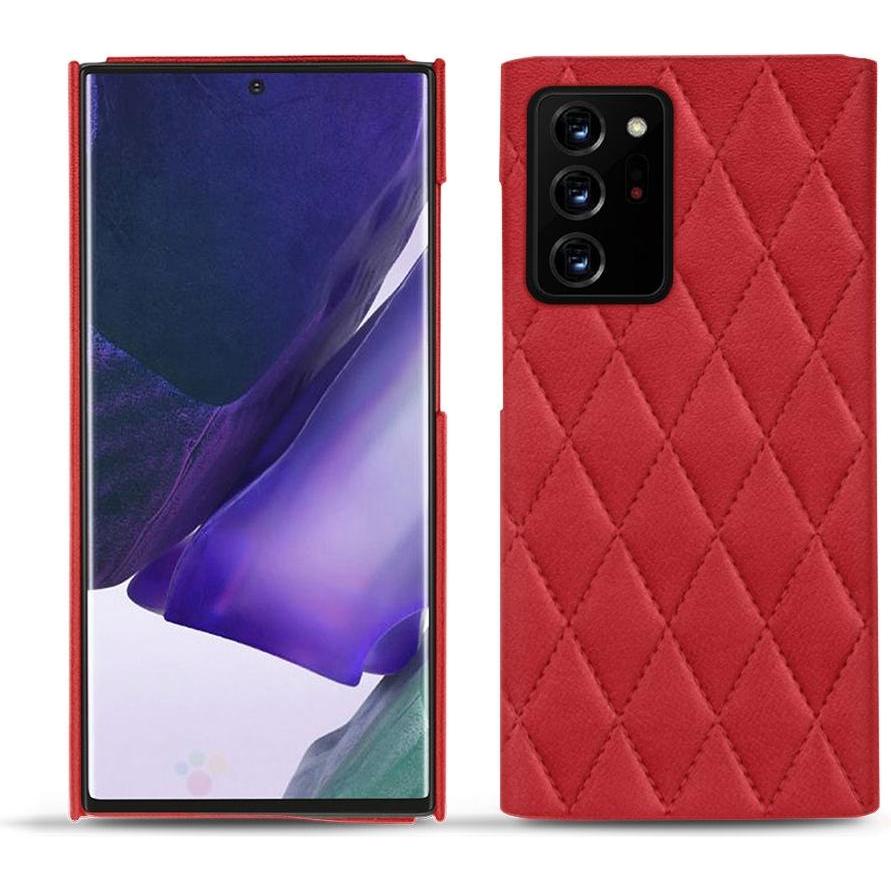 Noreve Lederschutzhülle (Samsung Galaxy Note 20 Ultra), Smartphone Hülle, Rot