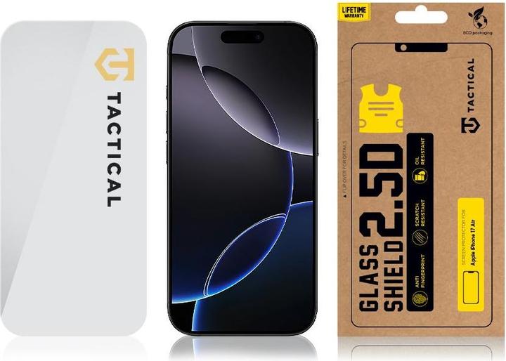 Productafbeelding Tactical Glass Shield 2.5D Glas für Apple iPhone 17 Air Clear (Apple iPhone 17)