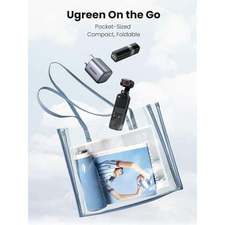 Actual product image Ugreen Nexode Pro (65 W, 3 ports)