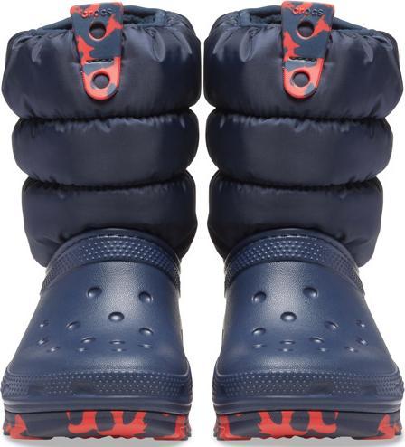 Actual product image Crocs Classic Neo Puff Boot Infant 207683-410 Granatowe 24 (24)