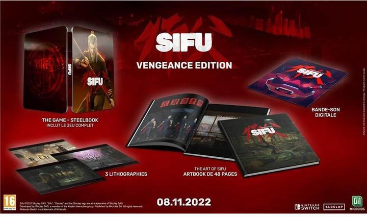 Actual product image Microids Sifu Vengeance Le Switch (Switch, Switch Lite, Switch OLED, DE)