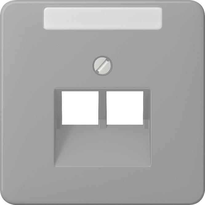 Actual product image JUNG Insert UAE/IAE 2f CD gr glz Schraubbef CD569-2NAUAGR