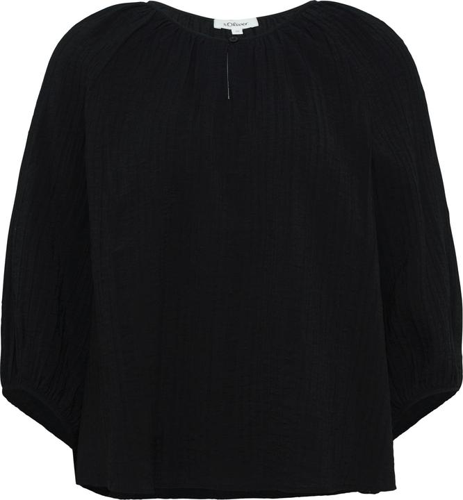 Produktbild S.Oliver Bluse Strukturierte Relaxed-Fit-Bluse mit Raffungen und Raglanärmeln (32)
