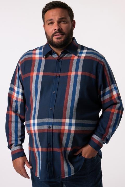 Produktbild Men+ Karo-Flanellhemd, Langarm, Kentkragen, Modern Fit (3XL)