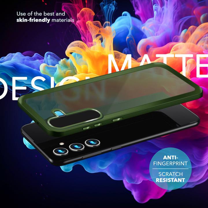 Actual product image Nalia Semi-transparent hybrid cover with protective frame (Samsung Galaxy S24)