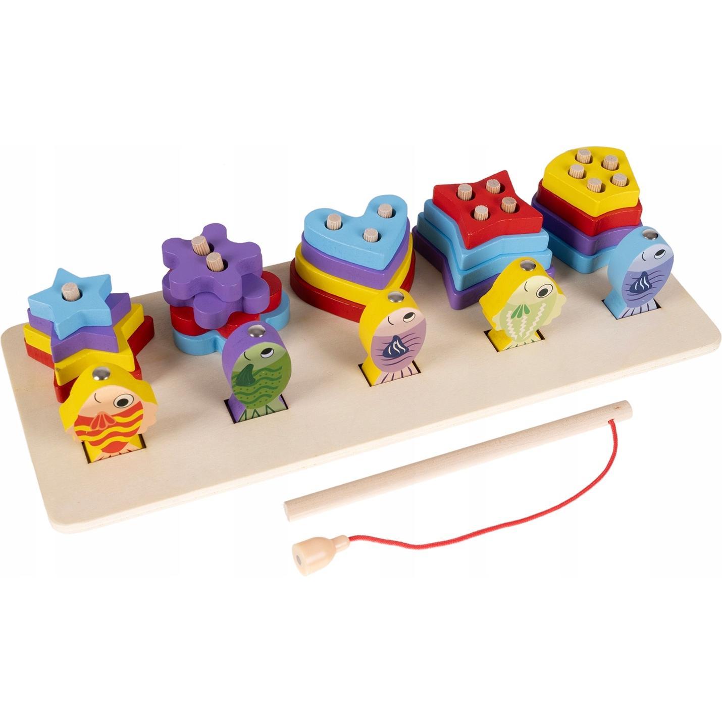 Kruzzel Holzpuzzle mit Fischspiel (5900779946712)